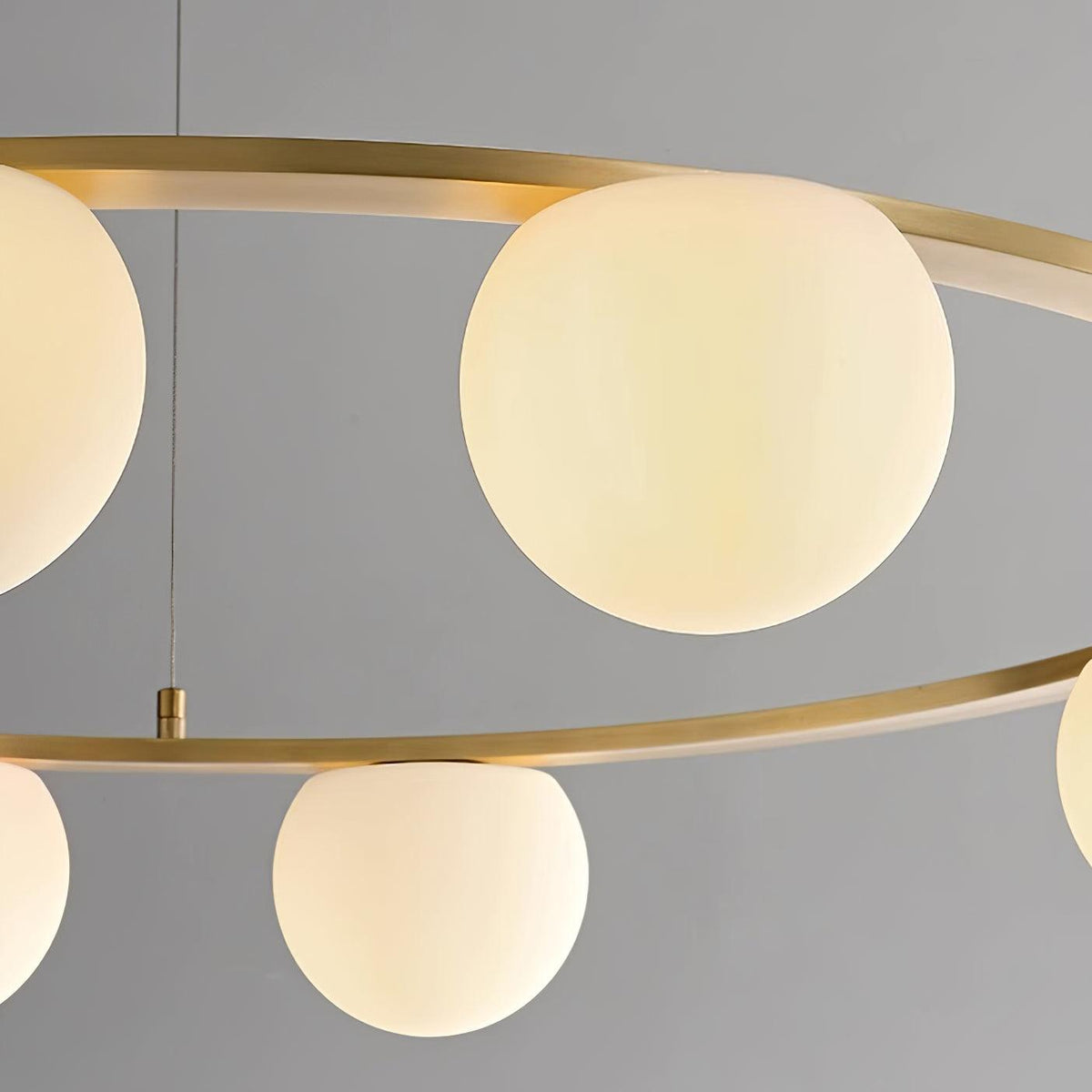 Langrenrose Glass Chandelier-Moonnatur