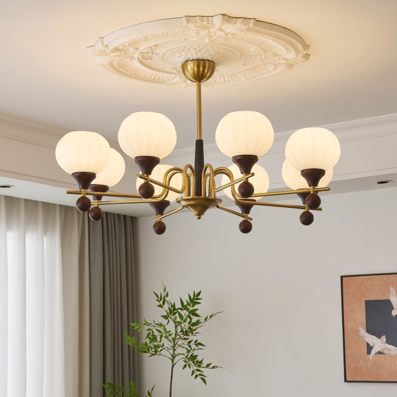 Rovelle Wood Chandelier-Moonnatur