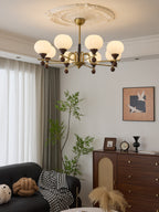 Rovelle Wood Chandelier-Moonnatur