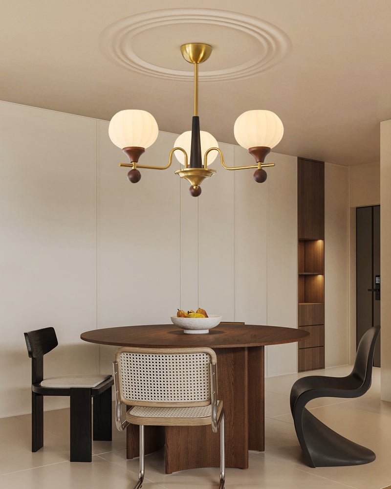 Rovelle Wood Chandelier-Moonnatur