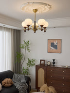 Rovelle Wood Chandelier-Moonnatur