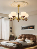 Rovelle Wood Chandelier-Moonnatur