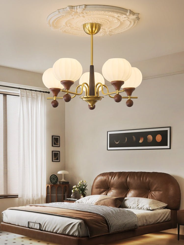 Rovelle Wood Chandelier-Moonnatur