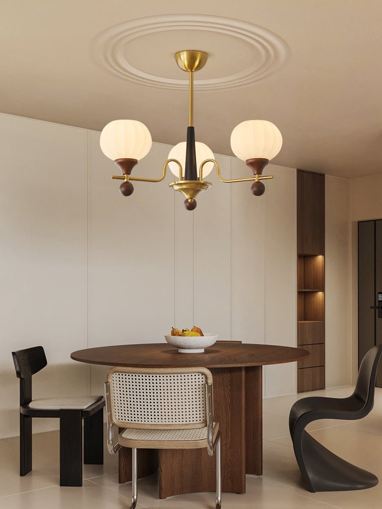 Rovelle Wood Chandelier-Moonnatur