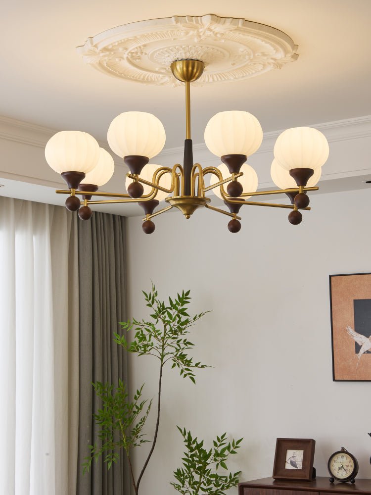Rovelle Wood Chandelier-Moonnatur