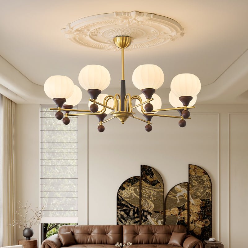 Rovelle Wood Chandelier-Moonnatur