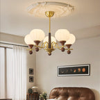 Rovelle Wood Chandelier-Moonnatur