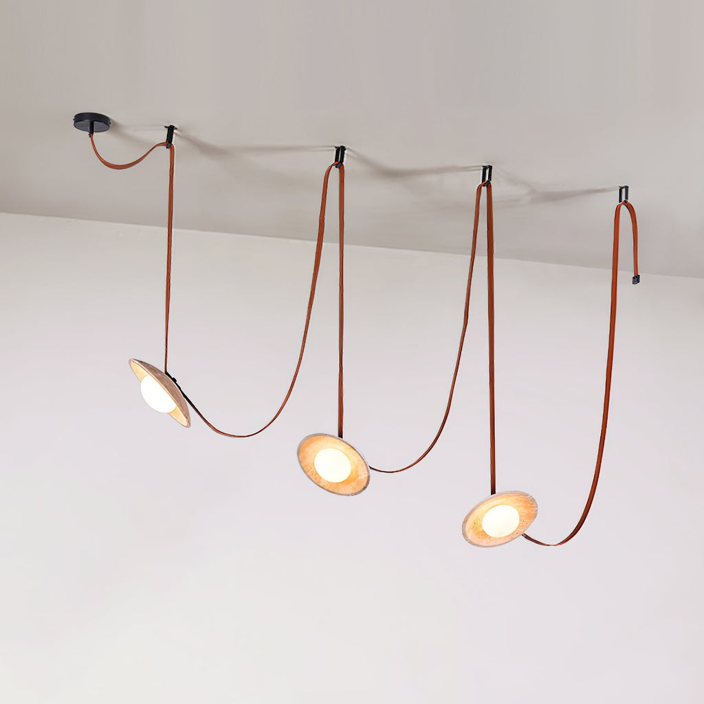 Tardenenora Travertine Chandelier-Moonnatur