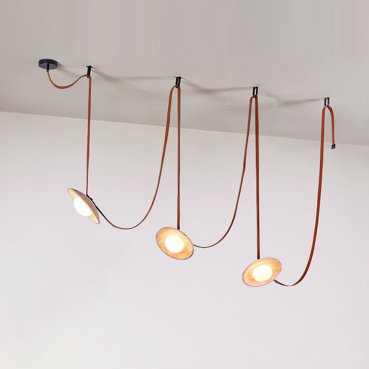 Tardenenora Travertine Chandelier-Moonnatur