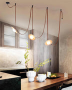 Tardenenora Travertine Chandelier-Moonnatur