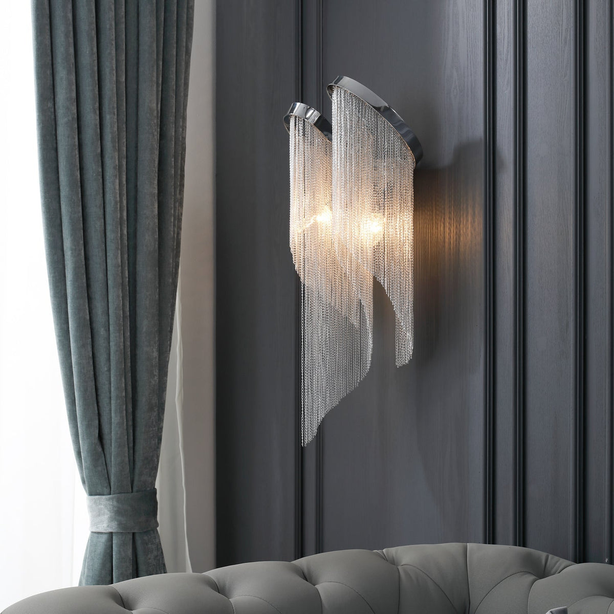 Kestermoss Aluminium Wall Light-Moonnatur