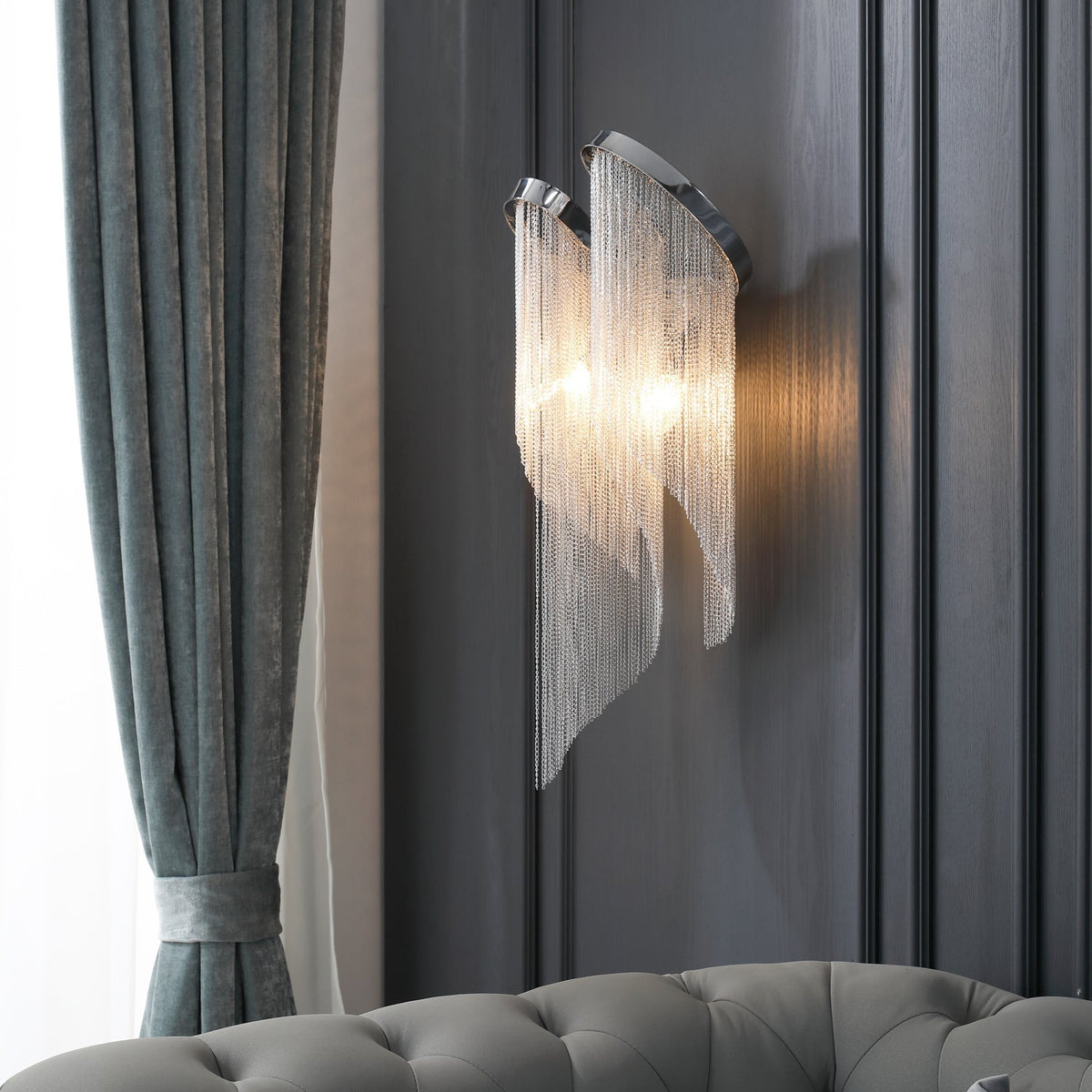Kestermoss Aluminium Wall Light-Moonnatur