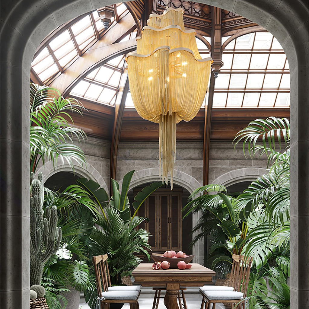 Carrowis Aluminium Chandelier-Moonnatur