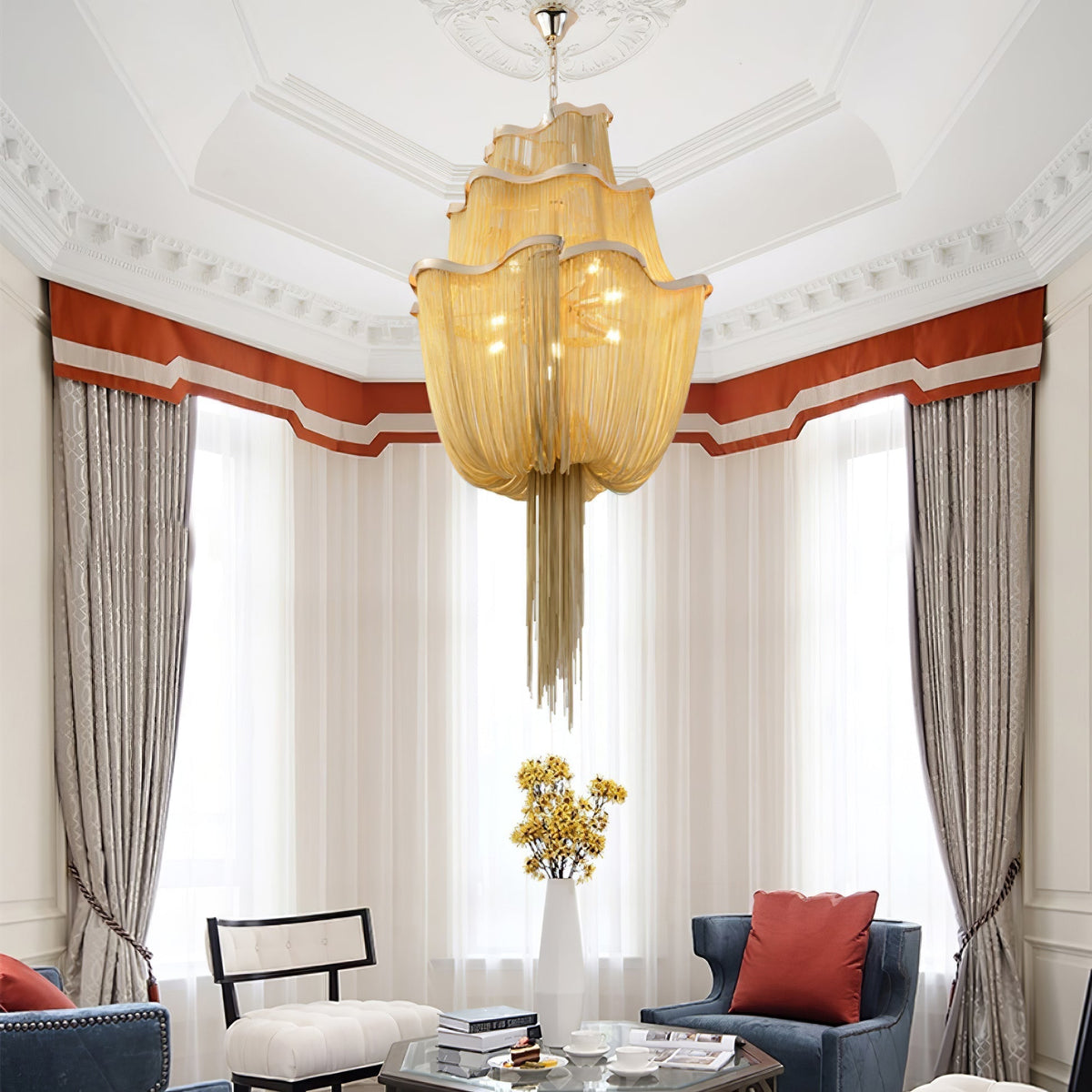 Carrowis Aluminium Chandelier-Moonnatur