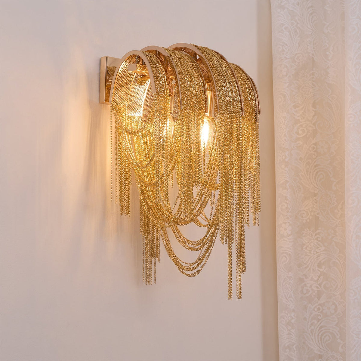 Larenune Aluminium Wall Light-Moonnatur