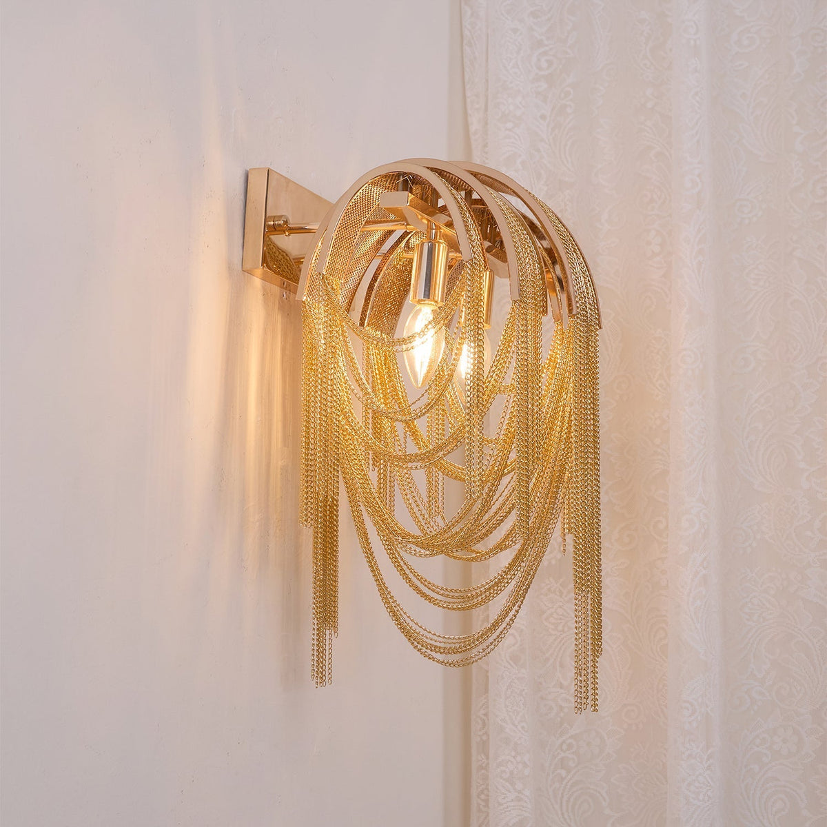 Larenune Aluminium Wall Light-Moonnatur