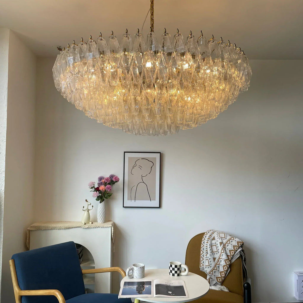 Ovelenna Glass Chandelier-Moonnatur