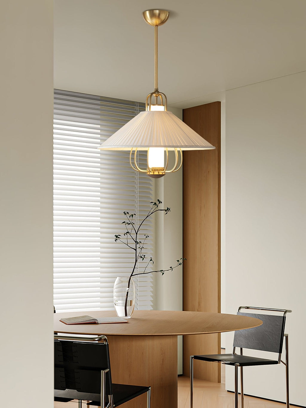Cavenwren Fabric Pendant Light-Moonnatur