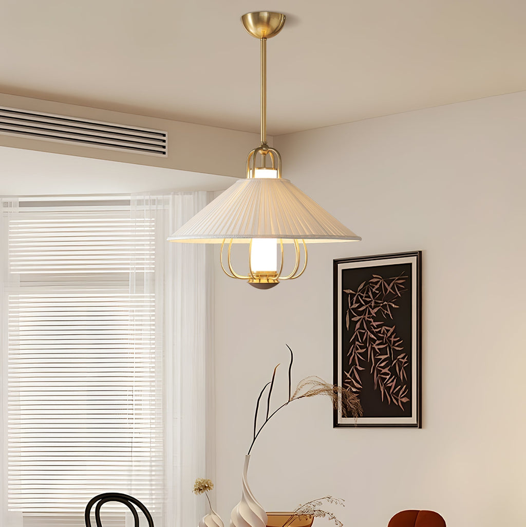 Cavenwren Fabric Pendant Light-Moonnatur