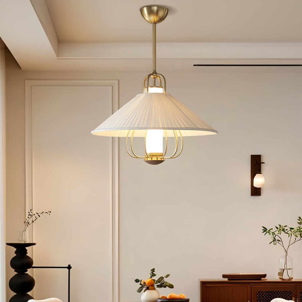 Cavenwren Fabric Pendant Light-Moonnatur