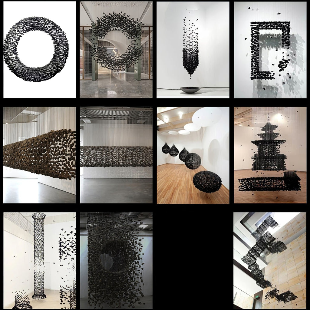Olvenaria Stone Chandelier-Moonnatur