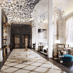 Meldenley Stone Chandelier-Moonnatur