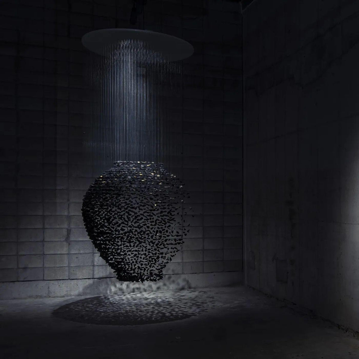 Olvenaria Stone Chandelier-Moonnatur