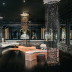 Olvenaria Stone Chandelier-Moonnatur