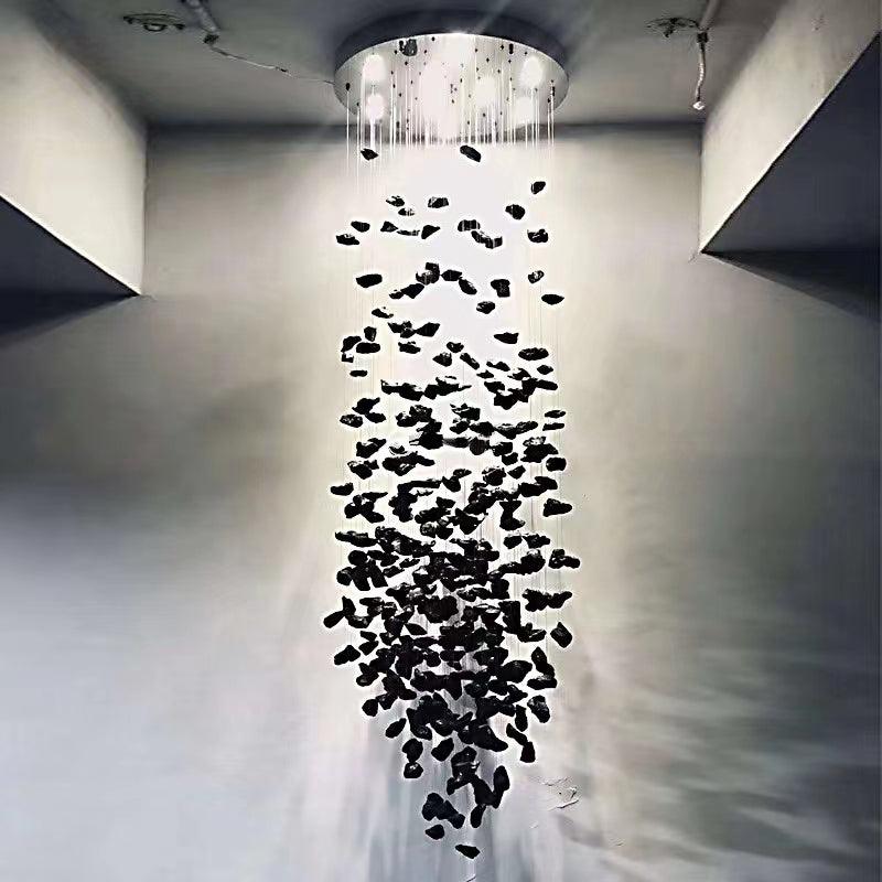 Olvenaria Stone Chandelier-Moonnatur