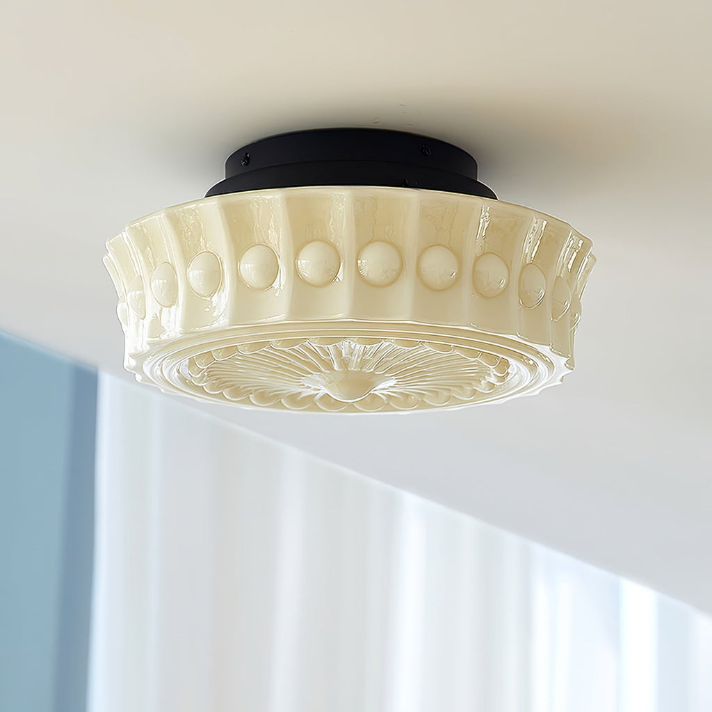 Helreneth Glass Ceiling Light-Moonnatur