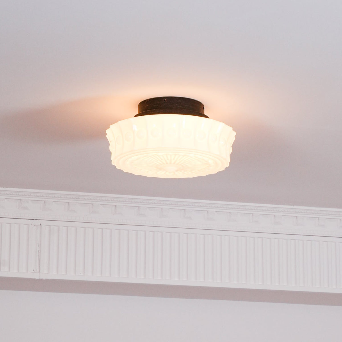Helreneth Glass Ceiling Light-Moonnatur