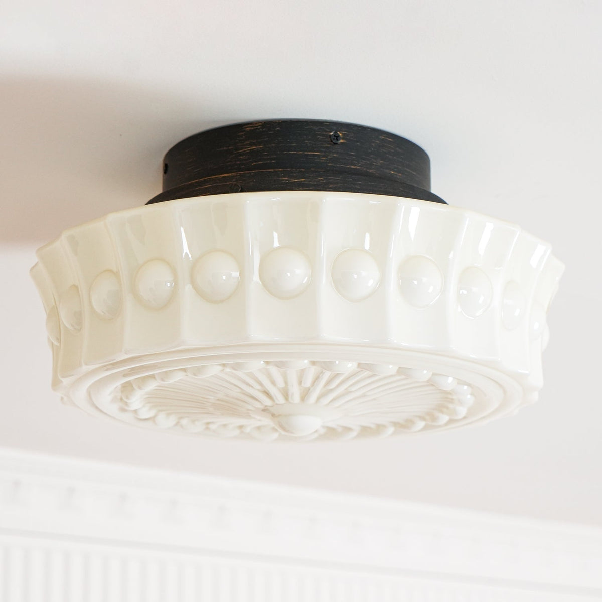 Helreneth Glass Ceiling Light-Moonnatur