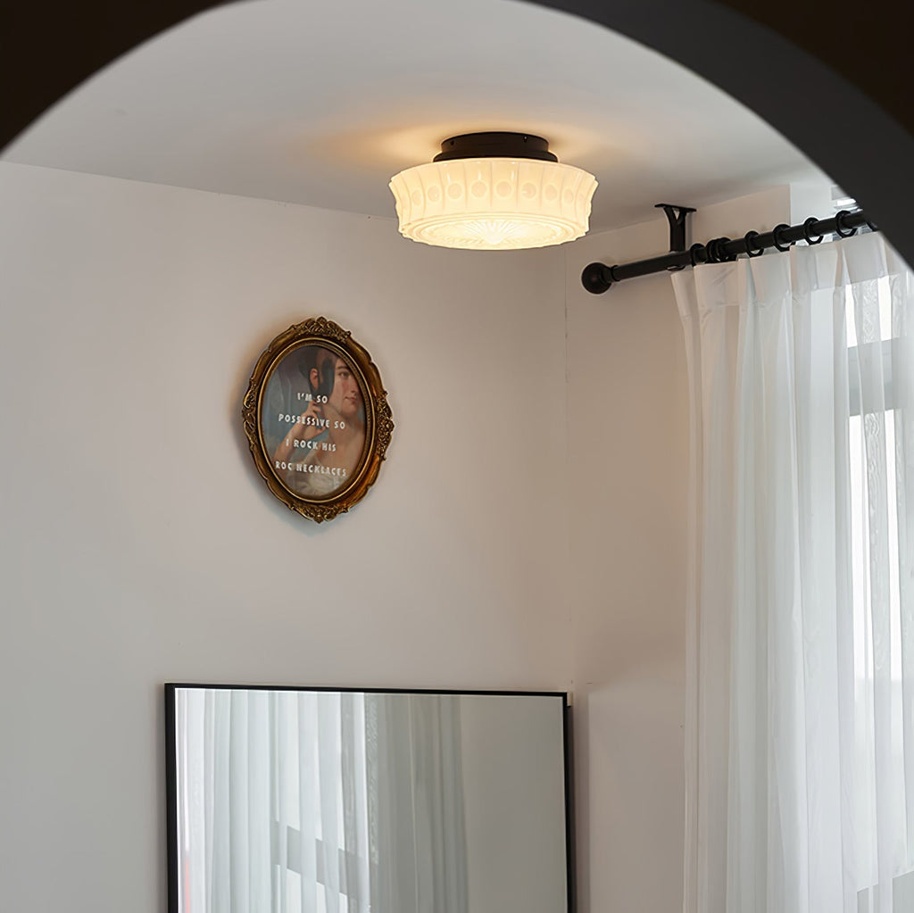 Helreneth Glass Ceiling Light-Moonnatur
