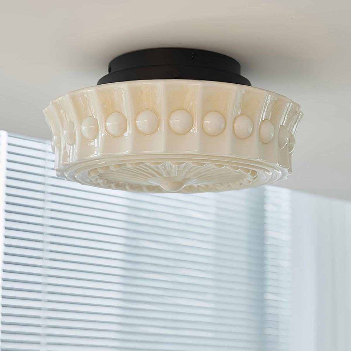 Helreneth Glass Ceiling Light-Moonnatur
