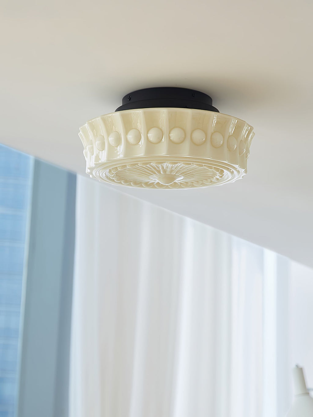 Helreneth Glass Ceiling Light-Moonnatur
