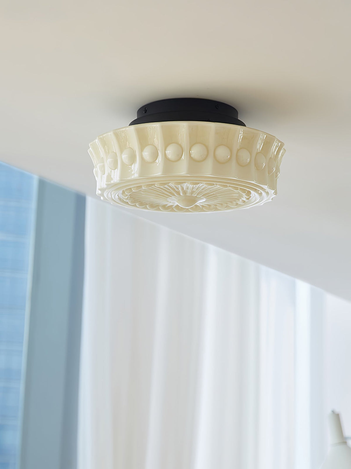 Helreneth Glass Ceiling Light-Moonnatur