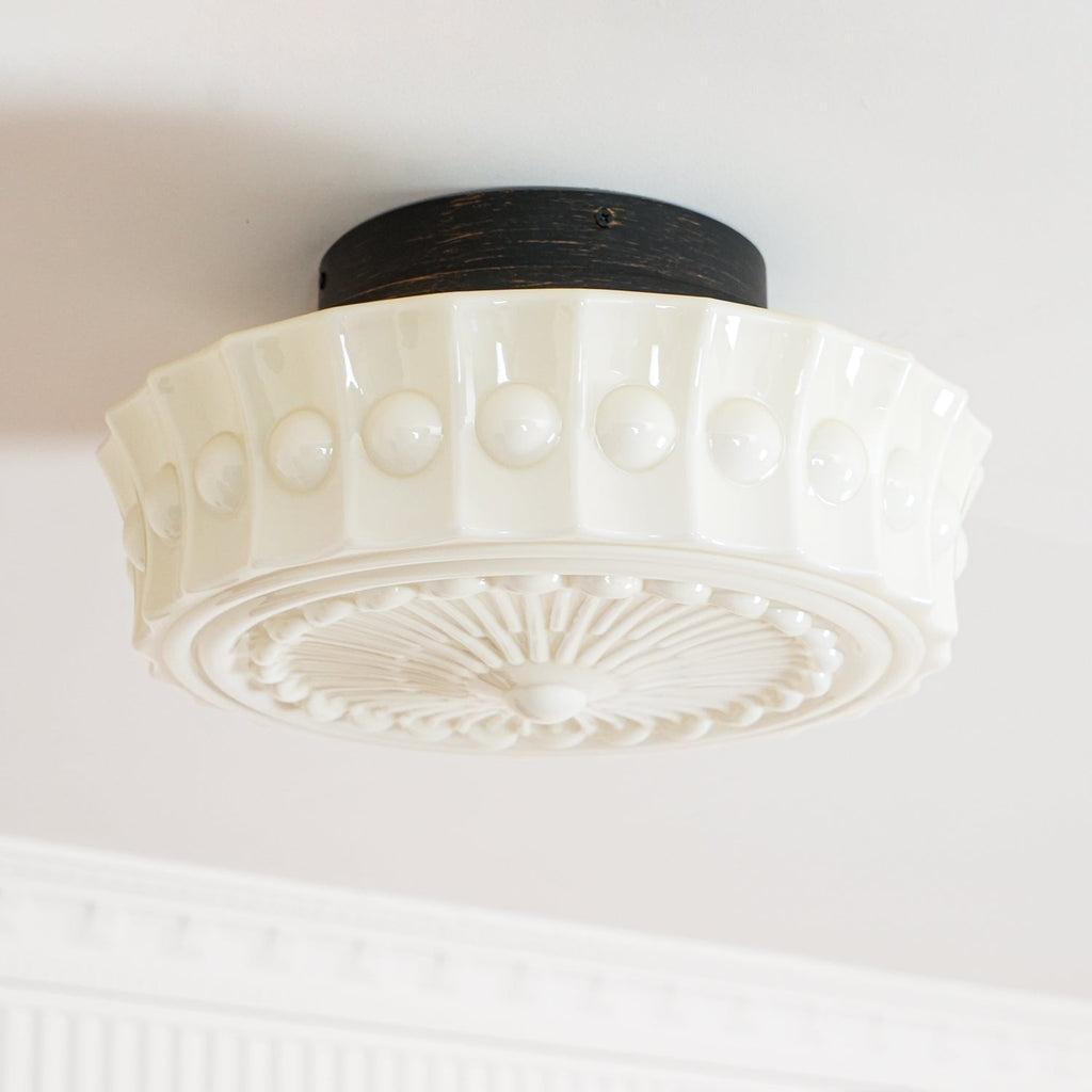 Helreneth Glass Ceiling Light-Moonnatur