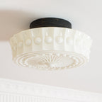 Helreneth Glass Ceiling Light-Moonnatur
