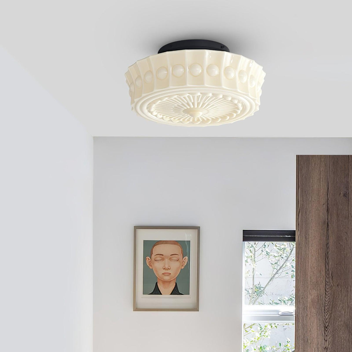 Jorrenorie Glass Ceiling Light-Moonnatur