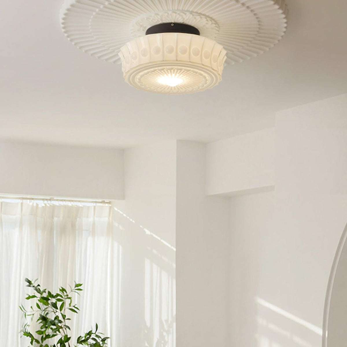 Jorrenorie Glass Ceiling Light-Moonnatur