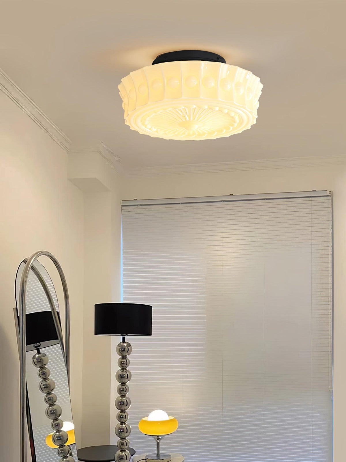 Helreneth Glass Ceiling Light-Moonnatur
