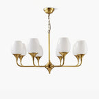 Trevenia Glass Chandelier-Moonnatur