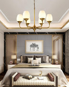 Trevenia Glass Chandelier-Moonnatur
