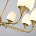 Trevenia Glass Chandelier-Moonnatur