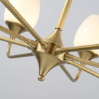 Trevenia Glass Chandelier-Moonnatur