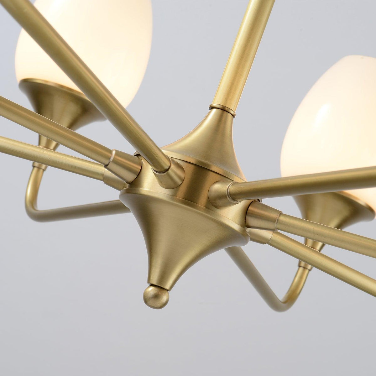 Trevenia Glass Chandelier-Moonnatur