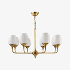 Trevenia Glass Chandelier-Moonnatur