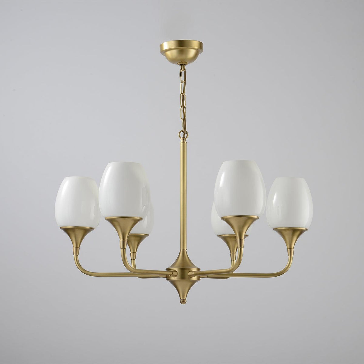 Trevenia Glass Chandelier-Moonnatur