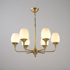 Trevenia Glass Chandelier-Moonnatur