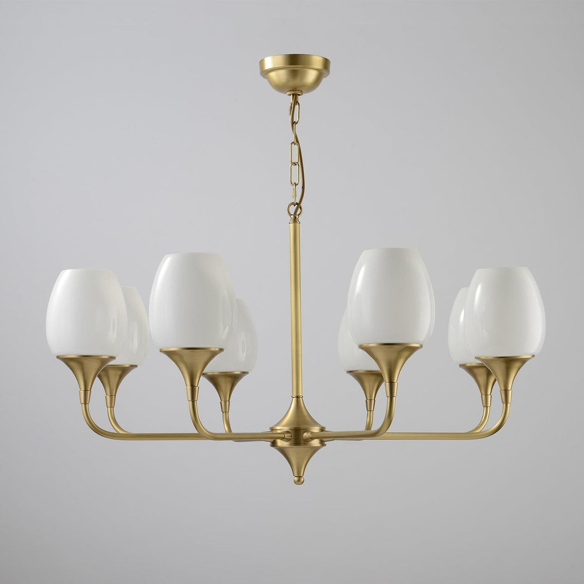Trevenia Glass Chandelier-Moonnatur